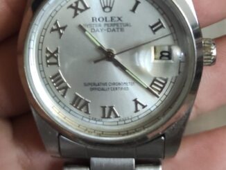 metal kordonlu rolex erkek saati 1