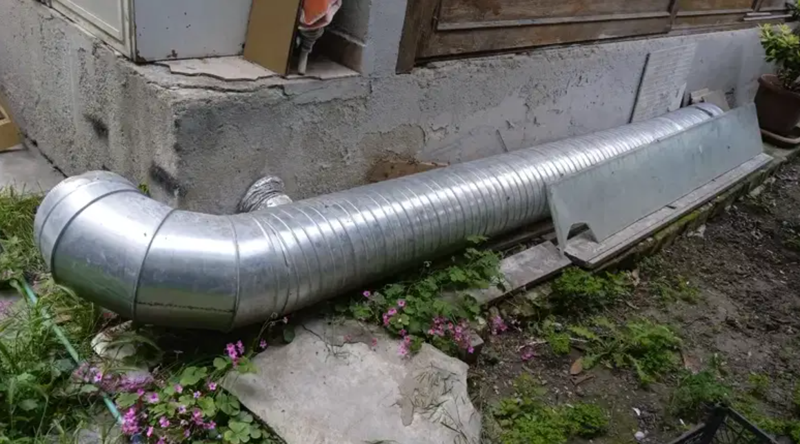 Çıkma havalandırma borusu temiz ikinci el davlumbaz borusu